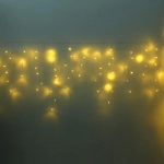 Гирлянда для улицы БАХРОМА «Мерцание» ш5м* в0,4/0,6/0,8 см 196 ламп LED, прозр.пров, 1 реж, IP-54, Теплый белый (возможность соединения)