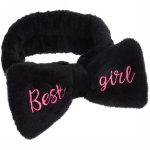 Повязка на голову «New collection Vostok - Best girl», цвет черный, розовый, голубой и сиреневый, 20*6см ( упаковка белый ZIP пакет )