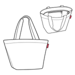Сумка shopper m glencheck red