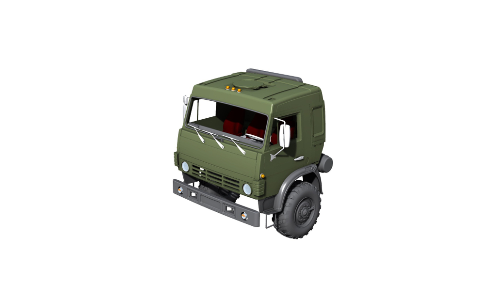 Cab of a military truck 4350. Scale 1/14