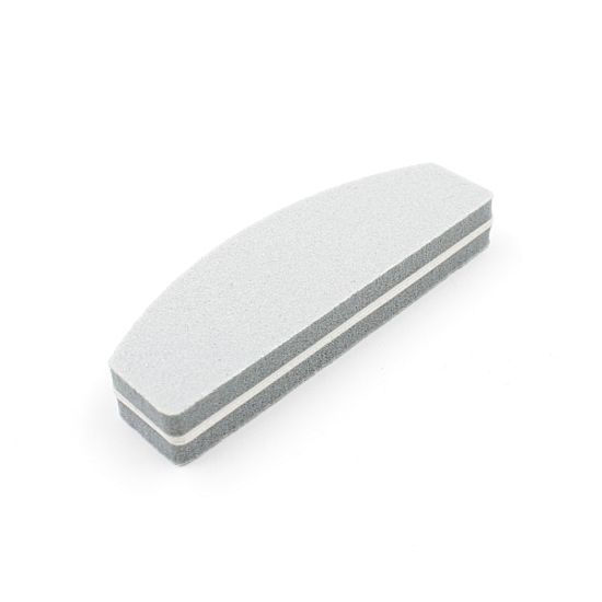 Пилка-шлифовка полукруглая серая мини