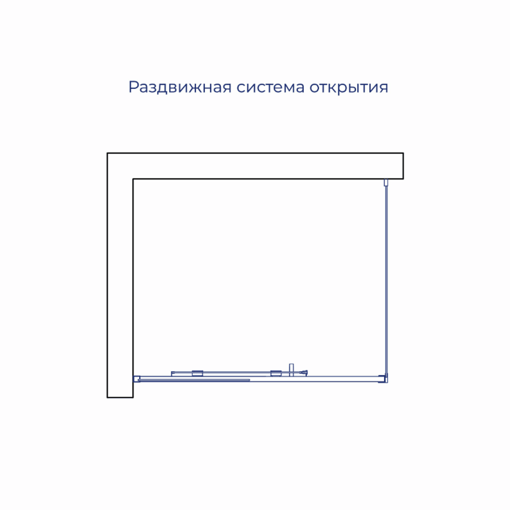 Душевой уголок RGW CL-145S (Матовое-Сатинат, 1000x900)