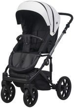 Детская коляска Riko Nano Thermo Ecco 3 в 1 с автокреслом Rant Cruise Black 02 White (белый)