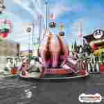 Детская карусель «Танец паука» 8 кабинок, 16 мест, 11×11×4 м