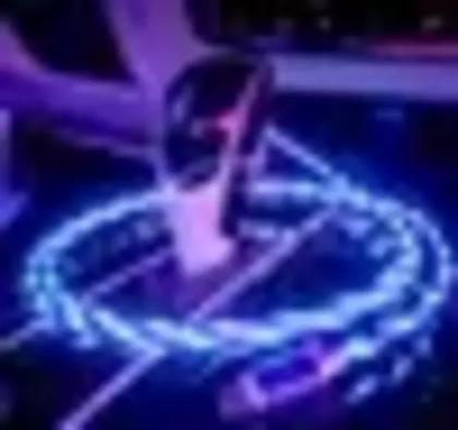 Кабель USB/Lightning светящийся Full Power blue