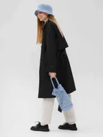 Плащ FOS Средней длины Женский Черный