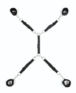 Черный набор фиксаций на кровати Classic Bed Spreader (Цвет: черный)