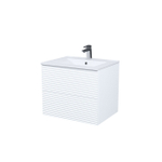 Тумба с умывальником IDDIS Bild, подвесная, 60 см, белый, BIL60W0i95K