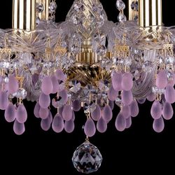 Подвесная люстра Bohemia Ivele Crystal 1410 1410/8/160/G/V7010