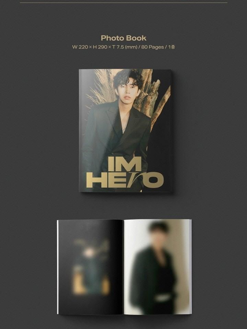 Альбом LIM YOUNG WOONG - IM HERO 1st Album PHOTO BOOK Version