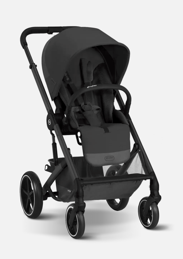 Cybex Детская коляска Balios S Lux BLK 2 в 1 цвет Moon Black