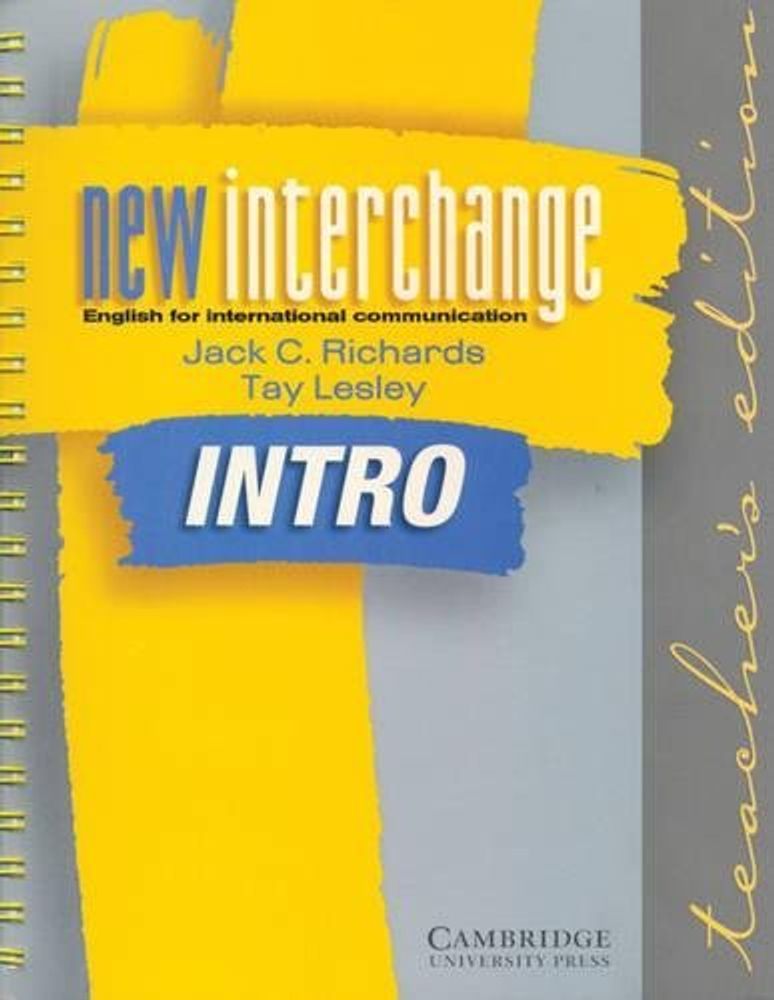 New Interchange  Intro  TEd