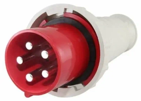 Вилка 035 3P+PE+N 63А 380В IP54 TDM SQ0601-0008