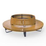 Скамейка Rail Road 02 круг