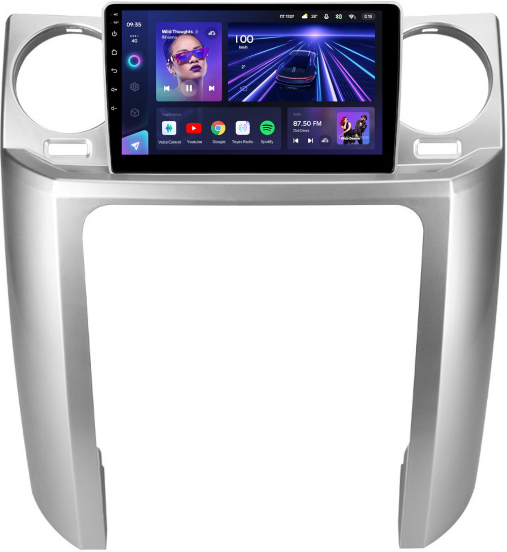 Магнитола для Land Rover Discovery 3 2005-2009 (закругленные углы) - Teyes CC3L на Android 10, 8-ядер, CarPlay, 4G SIM-слот