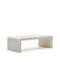 Журнальный столик Aiguablava, 135x65 см, белый цемент