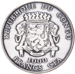 КОНГО, 2010, 1000 FRANCS CFA [«КРЕЩЕНИЕ»]