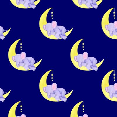 Слон спит на луне