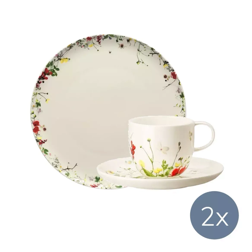 Rosenthal - Кофейный сервиз Secret Garden Coupe на 2 персоны / артикул   10530-405101-14742 + 10530-405101-14939 + 10530-405101-10221  / GTIN
