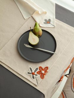 Салфетка под приборы Stone flowers из коллекции Ethnic, 33х48 см