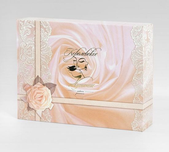 Евро комплект постельного белья Орландо сатин подарочная коробка