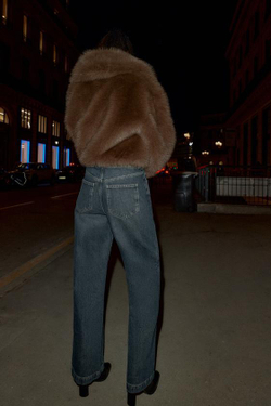 ZARA ДЖИНСЫ Z1975 FLARE СО СРЕДНЕЙ ПОСАДКОЙ И ПУГОВИЦАМИ, СЕРЫЙ/СИНИЙ