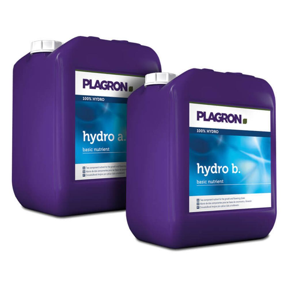 Питательный комплекс Hydro A+B PLAGRON, комплект из двух канистр 5 л