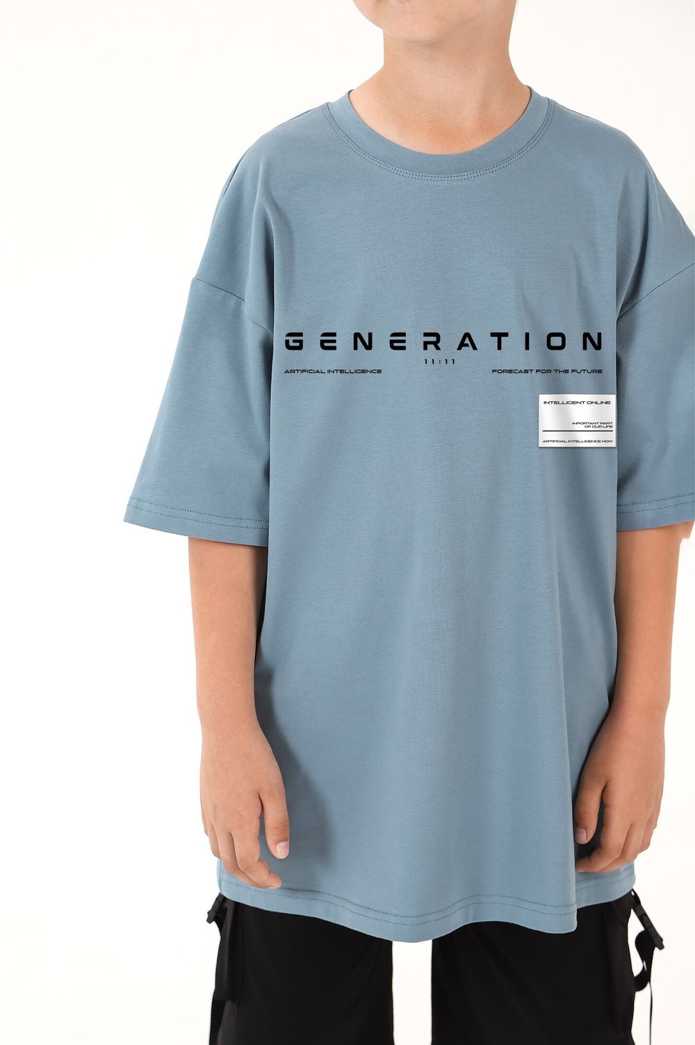 Фуфайка (футболка) для мальчика Леон-1 Виотекс ПЕПЕЛЬНЫЙ