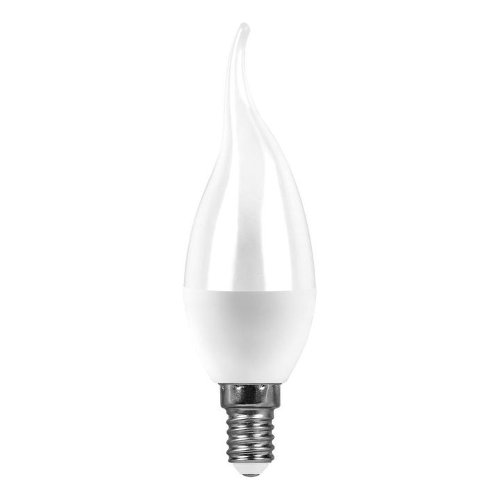 Лампа светодиодная Feron E14 7W 6400K матовая LB-97 38135
