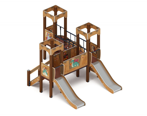 Детский игровой комплекс Королевство (Картонное) ДИК 1.15.03-12 H=900