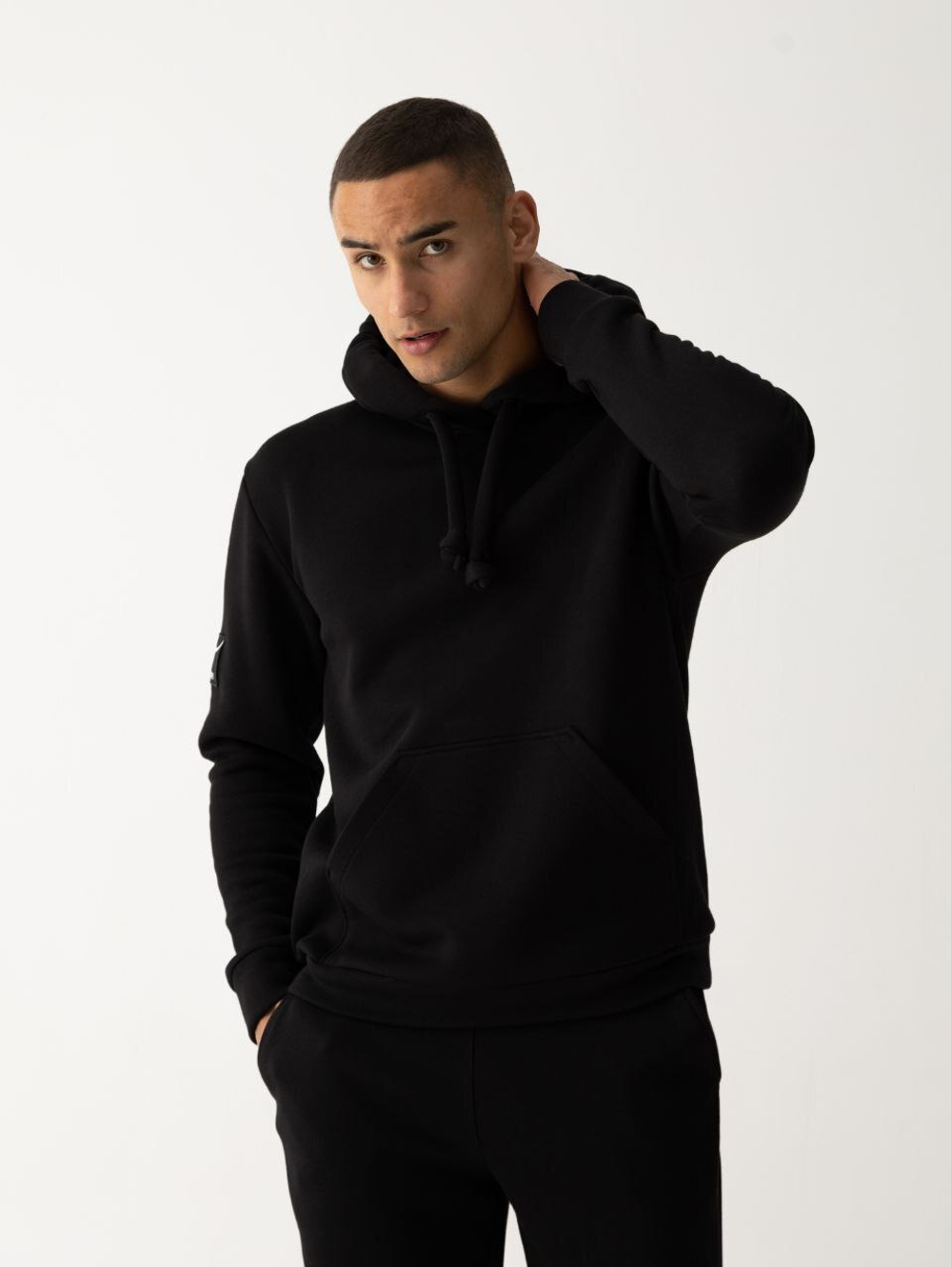 Костюм мужской спортивный теплый. Уголь