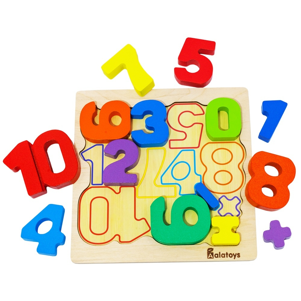 Башня "Цифры", развивающая игрушка для детей, обучающая игра из дерева