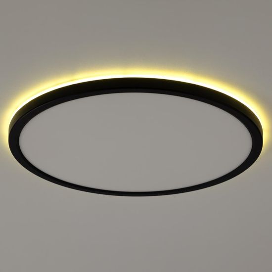 CL738321EL Бейсик Лайн Черный Св-к с пультом LED+RGB 40W