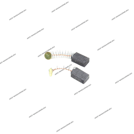 Щетки угольные Д-10/350ЭР (5x8x12) d 6,2 кр. пятак