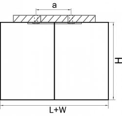 Накладной светильник Lightstar Binoco 052027