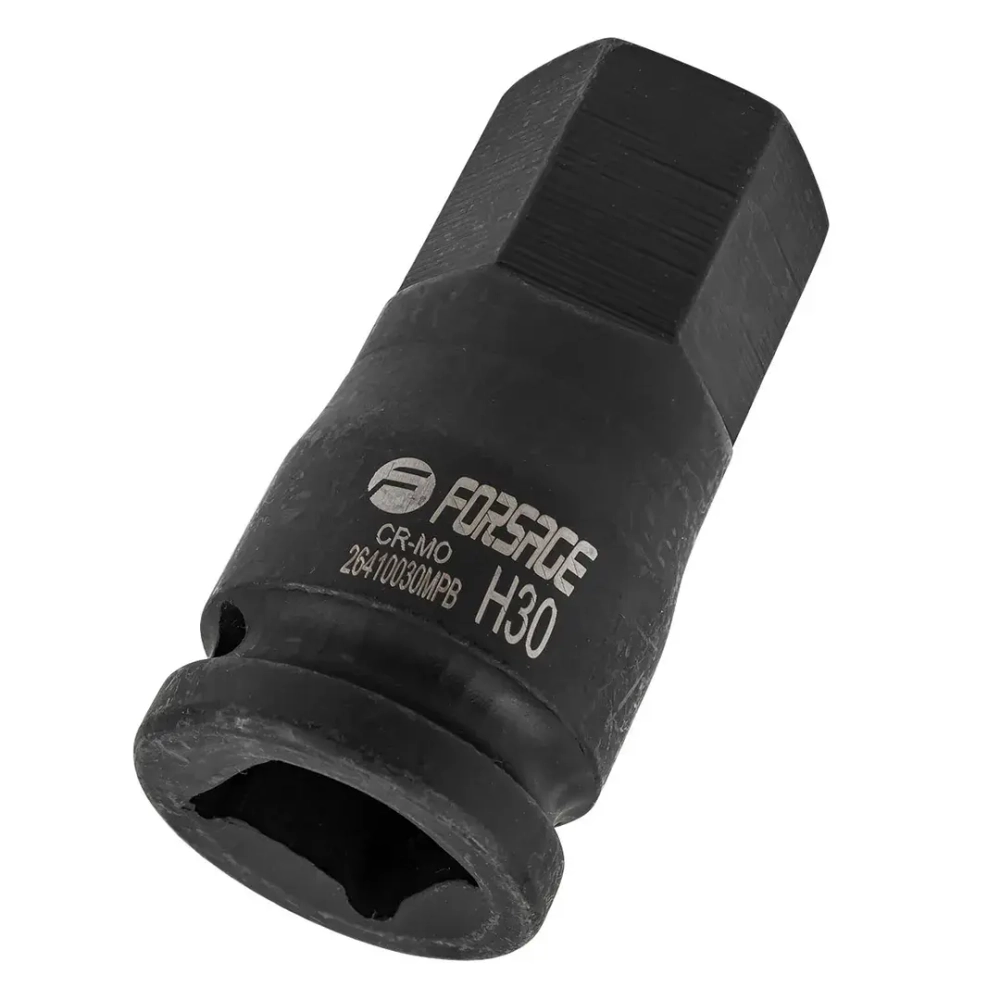 Головка-бита ударная 6-гранная 30мм, 3/4'' Forsage F-26410030MPB