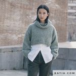 Пряжа для вязания Katia 50% шерсть 25% хлопок 15% полиамид 10% мохер