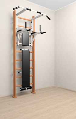 Деревянная шведская стенка Sv Sport 905о (Турник стандарт/Брусья/Скамья)