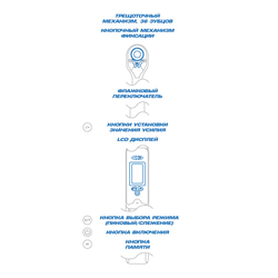 KING TONY (34467-1AG) Электронный динамометрический ключ серии "BUZZER", 1/2", 40-200 Нм