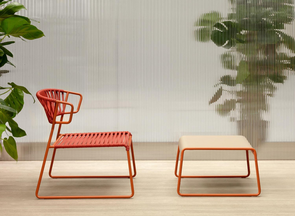 Столик кофейный Scab Design Lisa Lounge Side Table, терракотовый, тортора