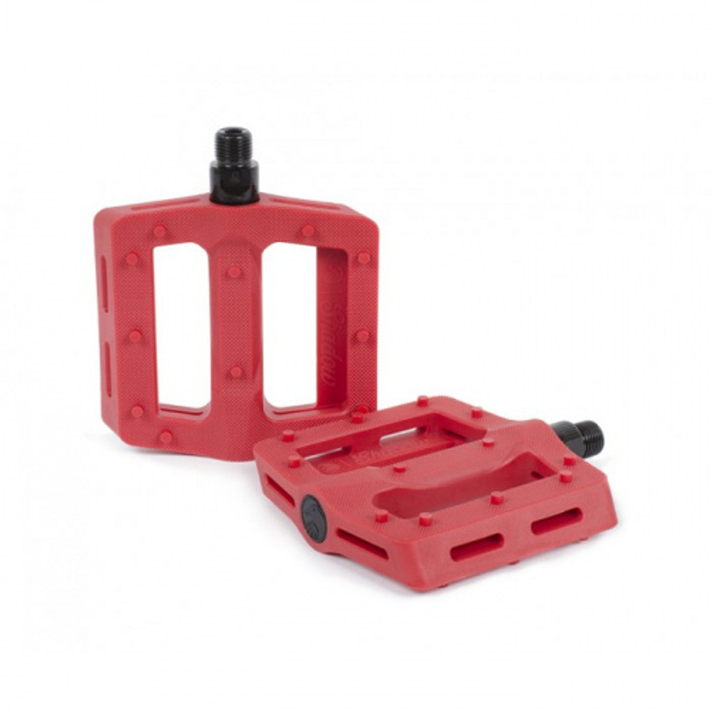BMX Педали Shadow Surface Plastic Pedal Crimson Red
