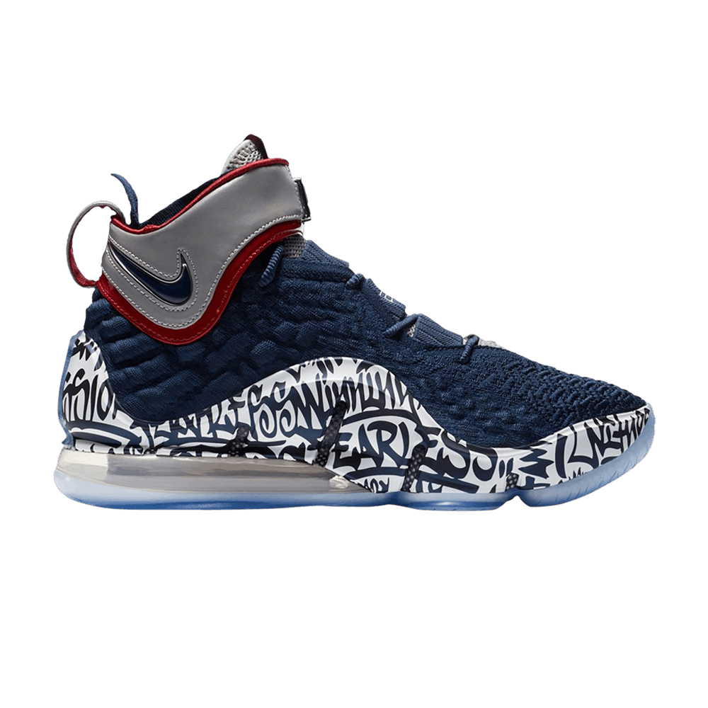 Кроссовки Nike Lebron 17 Fp Ep "Graffiti Cold Blue"