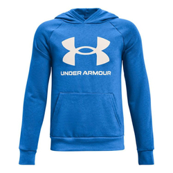 Кофта для мальчика теннисная Under Armour Rival Fleece Hoodie - небесный