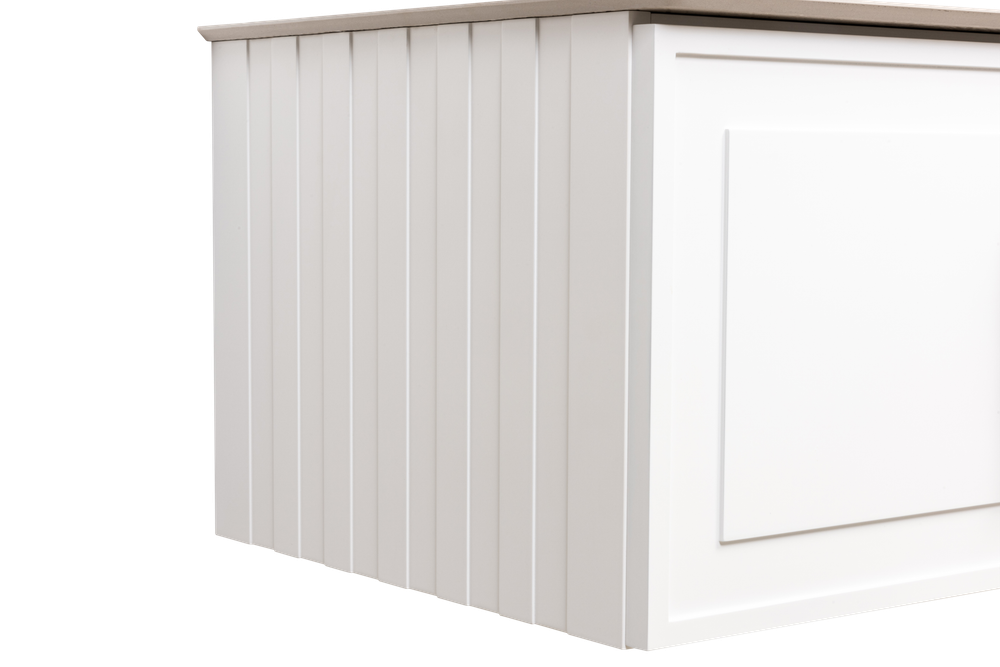 Тумба под раковину La Fenice Cubo Bianco TWIN белый 90 FNC-01-CUB-B-90-2
