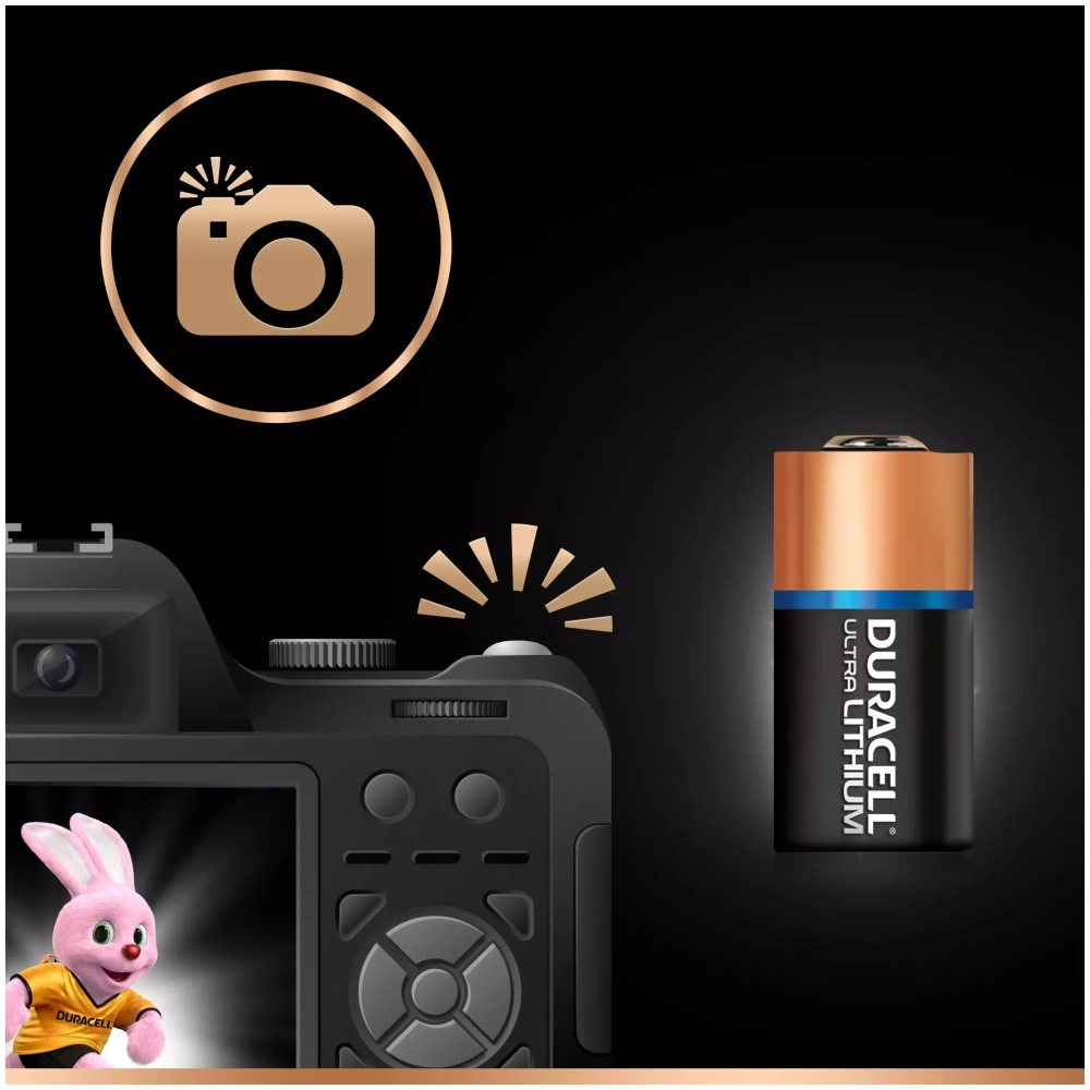 Батарейка для фототехники CR123A Duracell