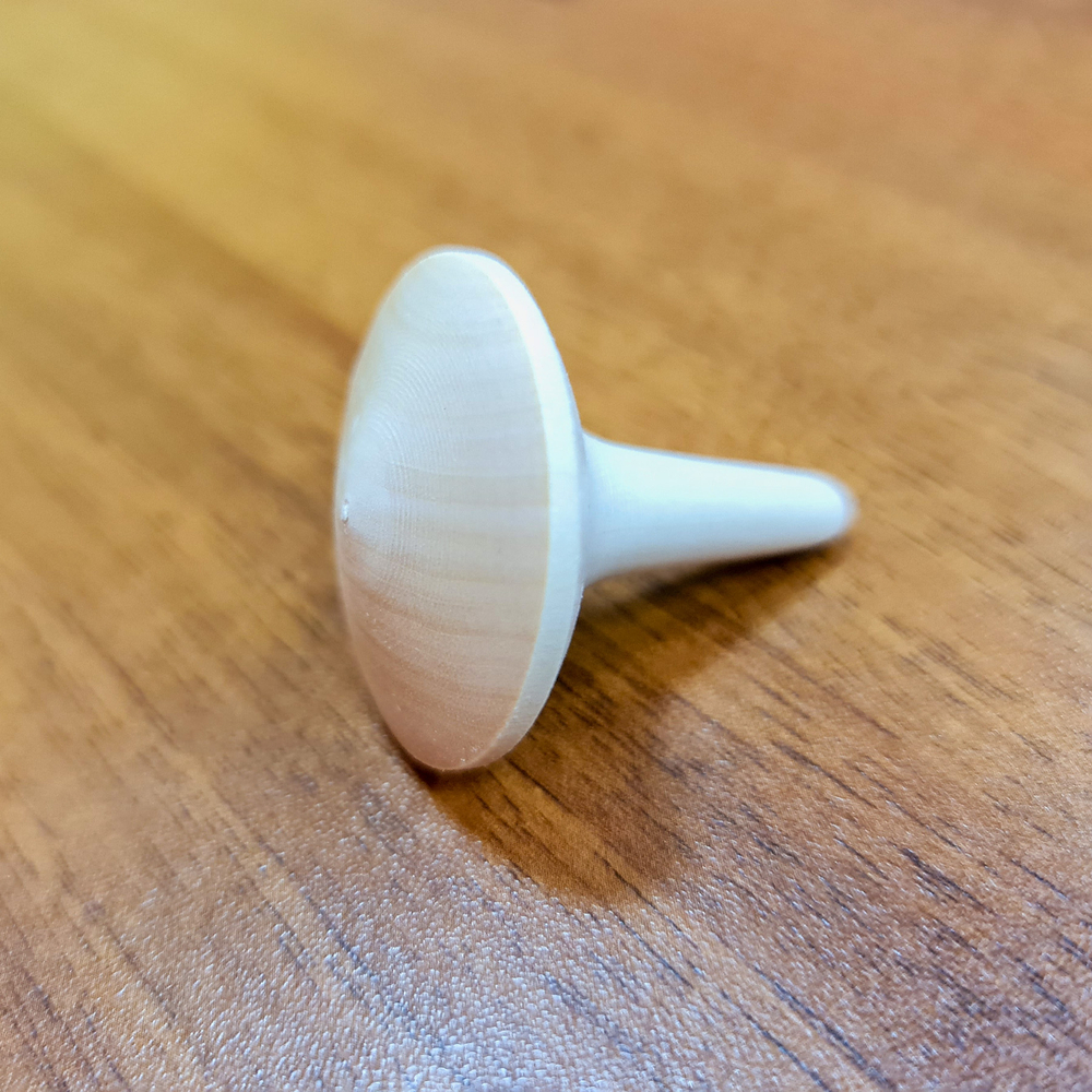 Волчок 35*d35мм цельно точенный, деревянная заготовка