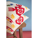 Подушка декоративная по мотивам чувашских орнаментов из коллекции cultural heritage, 45х45 см