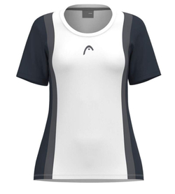 Футболка для девочки Head Girls Club 25 Tech - navy/white