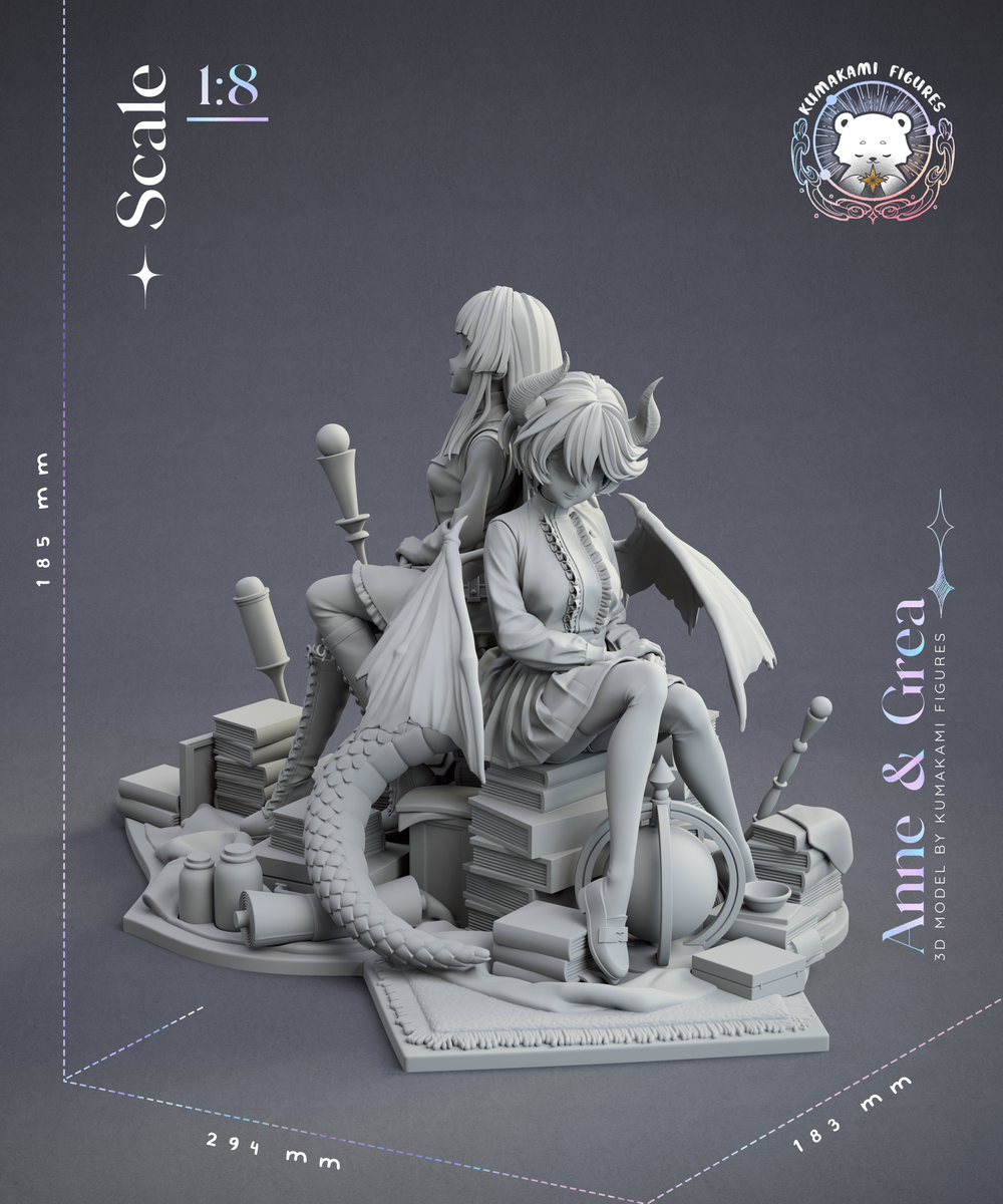 Granblue Fantasy Diorama - Anne & Grea
