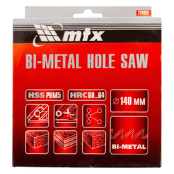 Коронка Bimetal, 140 мм Matrix